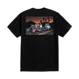 LOSER MACHINE X DAVID MANN HOT ROD HELP T-SHIRT BLACK