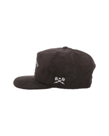 DARK SEAS TRIDENTS CORDUROY CAP BLACK