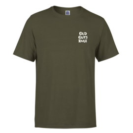 OLD GUYS RULE 'SURF 'N' TURF' T-SHIRT MILITARY GREEN