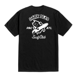 DARK SEAS SURFIN DEVILS POCKET T-SHIRT BLACK