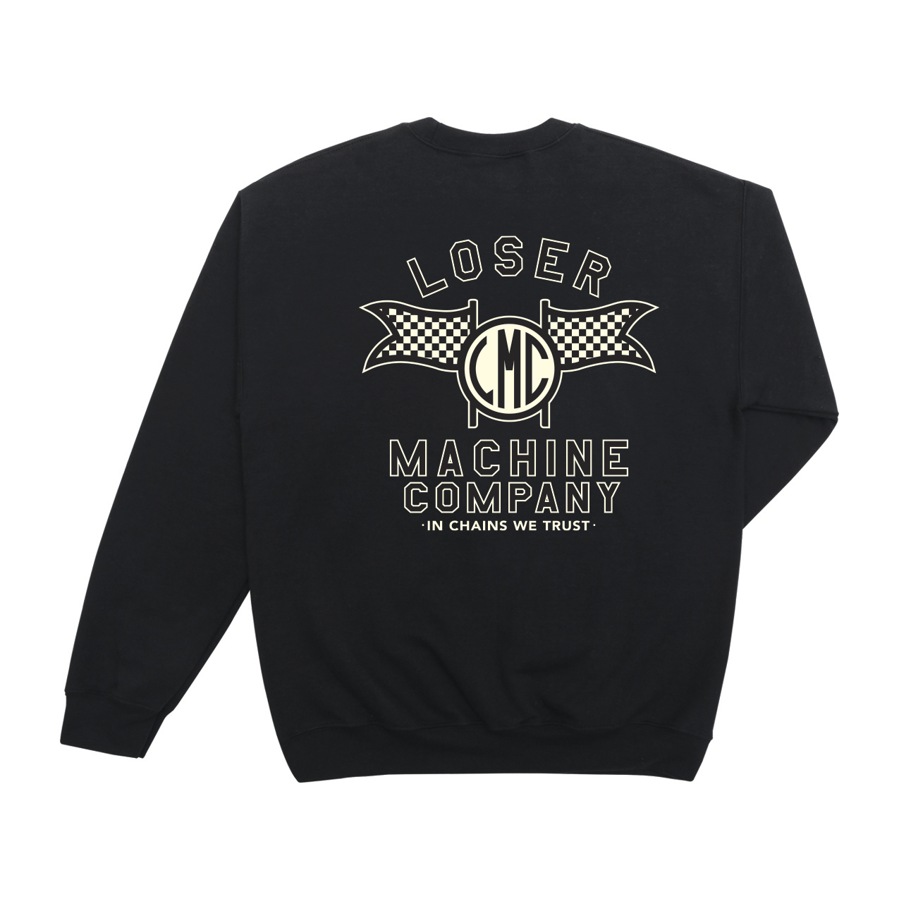 LOSER MACHINE SPEEDWAY CREWNECK BLACK