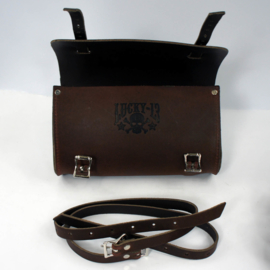 LUCKY 13 LEATHER TOOL POUCH ANTIQUE BROWN