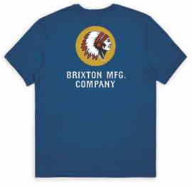 BRIXTON RIVAL LINE T-SHIRT  JOE BLUE