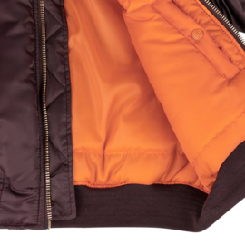 FOSTEX  MA-1 BOMBER JACK MAROON