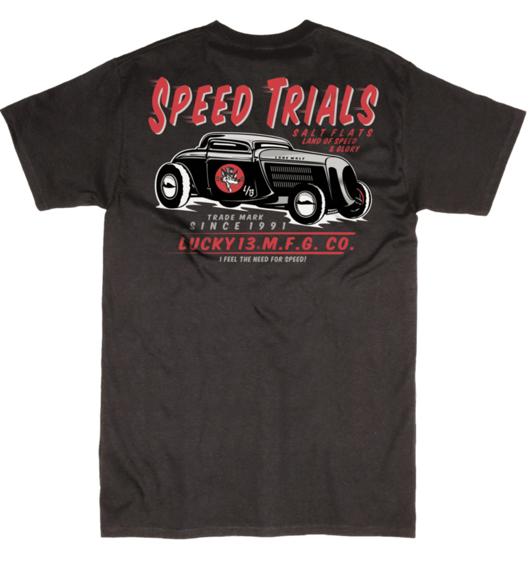 LUCKY 13 SPEED TRIALS T-SHIRT | LUCKY 13 | WORKING CLASS REBEL