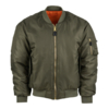 FOSTEX  MA-1 BOMBER JACK DARK OLIVE
