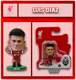 Soccerstarz voetbalpoppetje LUIS DIAZ thuis shirt 2024