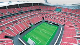 Nanostad 3D stadion WEMBLEY STADIUM - London