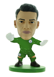 Soccerstarz voetbalpoppetje EDERSON classic thuis shirt