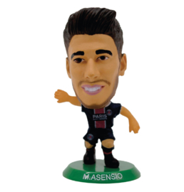 Soccerstarz voetbalpoppetje MARCO ASENSIO classic thuis shirt