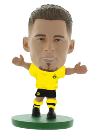 Soccerstarz voetbalpoppetje THORGAN HAZARD classic thuis shirt