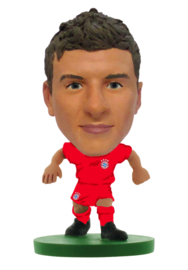 Soccerstarz voetbalpoppetje THOMAS MÜLLER classic thuis shirt