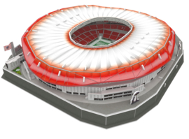 3D Stadion Puzzle WANDA METROPOLITANO LED - Atletico Madrid
