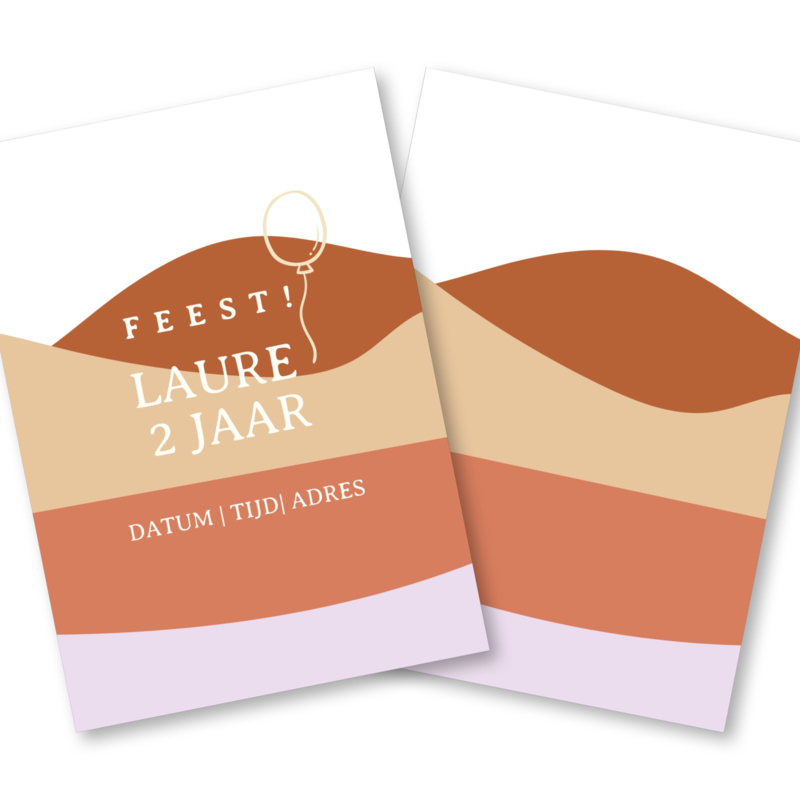 programma Productie ader custom made kaart - kleuren | Custom made kaarten (uitnodigingen) | LieLie  - Stickers & Meer