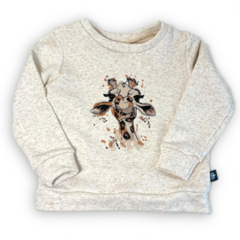 Sweater Geborduurde Giraf