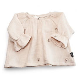 Blouse - Moon & Stars - Hydrofiel Naturel