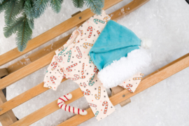 Poppenkleding setje - Kerst Candy Cane