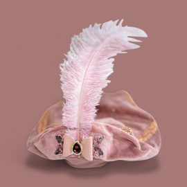 Pietenmuts Luxe - Mauve Strik