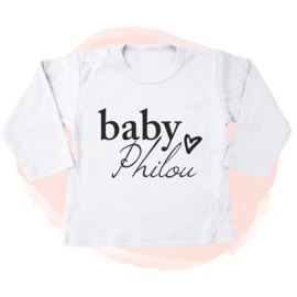 Shirtje - Gepersonaliseerd Baby Naam