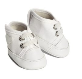 Witte Sneakers voor de Pop