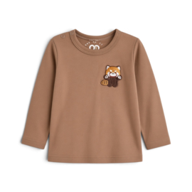 Baby Longsleeve - Rode Panda