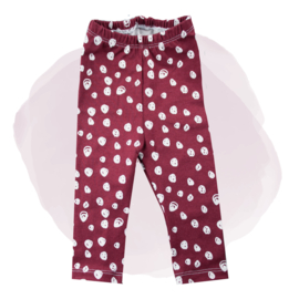 Broekje - Wine Rood Dots