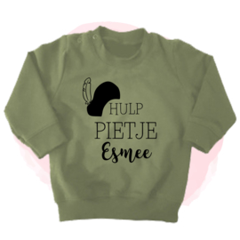 Sweater - Hulp pietje met naam - lief