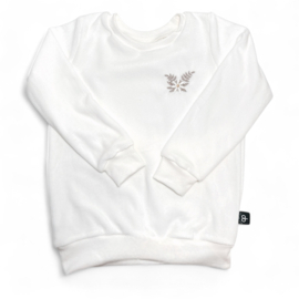 Sweater - Velvet Crème wit - Madelief