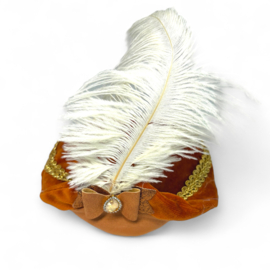 Pietenmuts Luxe - Cognac Strik
