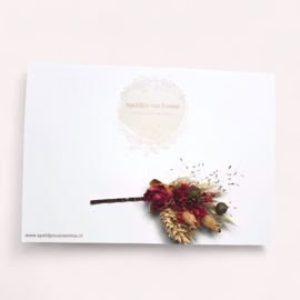 Haarspeld Droogboeket - Roze