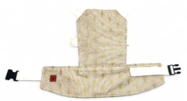 Poppendraagzak - Glitter Beige Gold