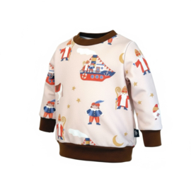 Baby Sweater - Sinterklaas Stoomboot Bruin
