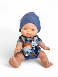 Poppenkleding setje - Short Bosdieren
