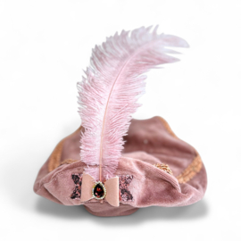 Pietenmuts Luxe - Mauve Strik