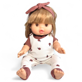 Poppenkleding setje - Haremromper Ladybug