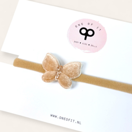 Newborn Haarbandje - Velvet Butterfly
