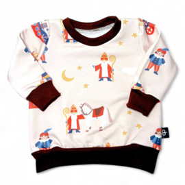 Sweater - Sinterklaas Stoomboot Bruin