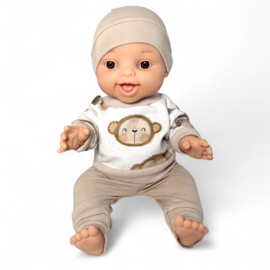 Poppenkleding setje - Sweater Aapjes