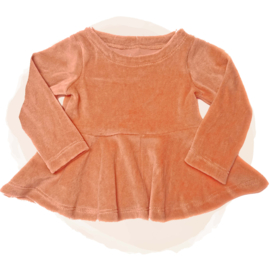 Sweater Peplum - Velvet Peach