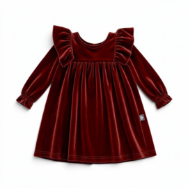 Jurkje - Velvet Bordeaux Rood