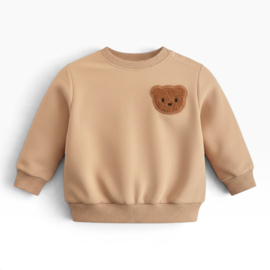 Sweater - Mokka Bear Patch