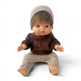 Poppenkleding setje - Little Stripes