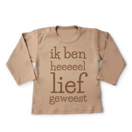 Baby Sinterklaas Shirtje - Ik ben heel lief geweest
