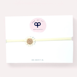 Newborn Haarbandje - Flower Teddy