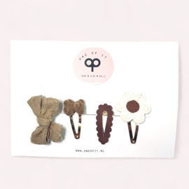 Haarspeldjes - Brownie