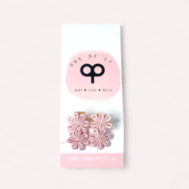 Mini Haarspeldjes - Vintage Roze
