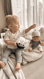 Baby Broekje - Mistiq Blue Rib