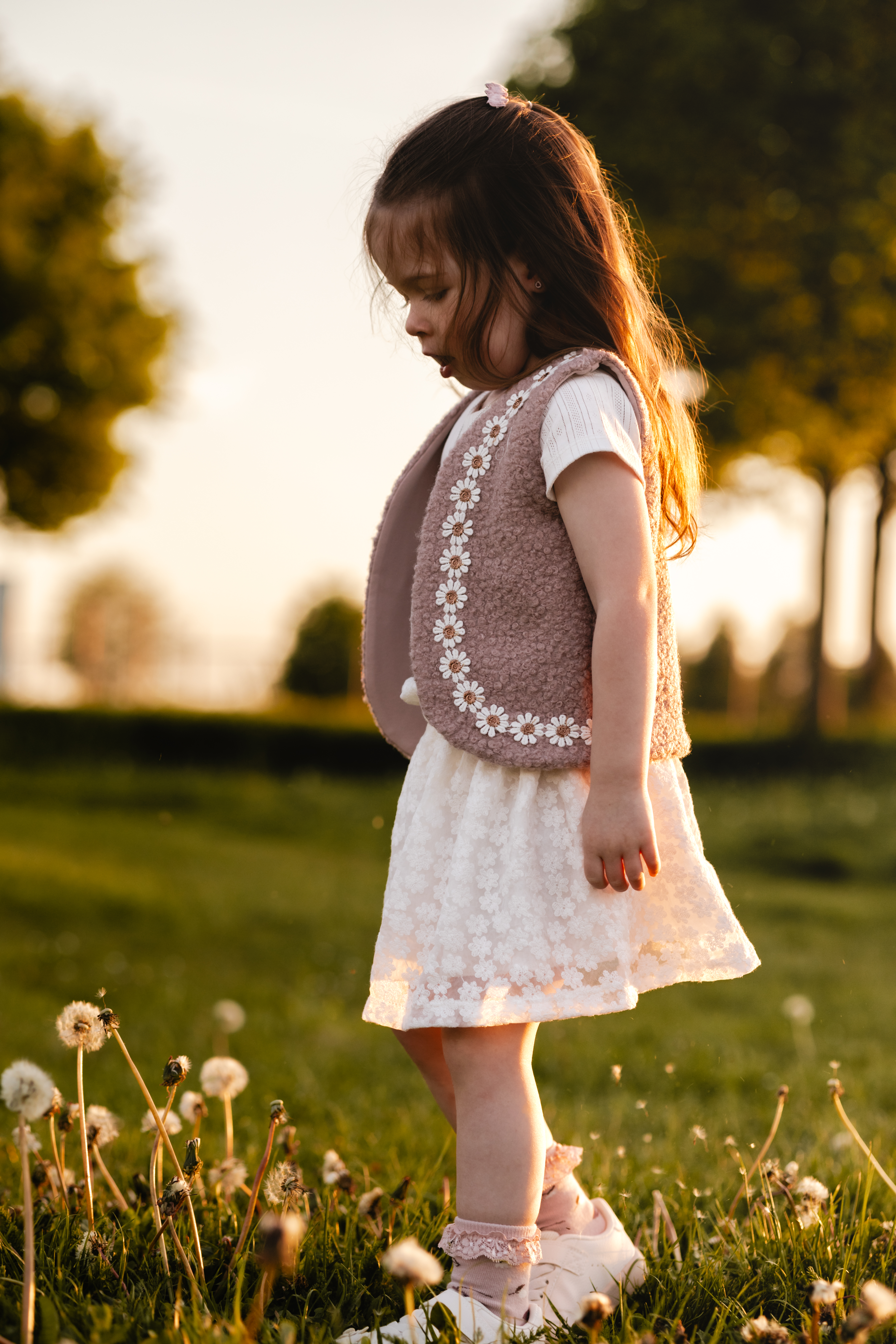 Giletje - Vintage Roze  Madelief