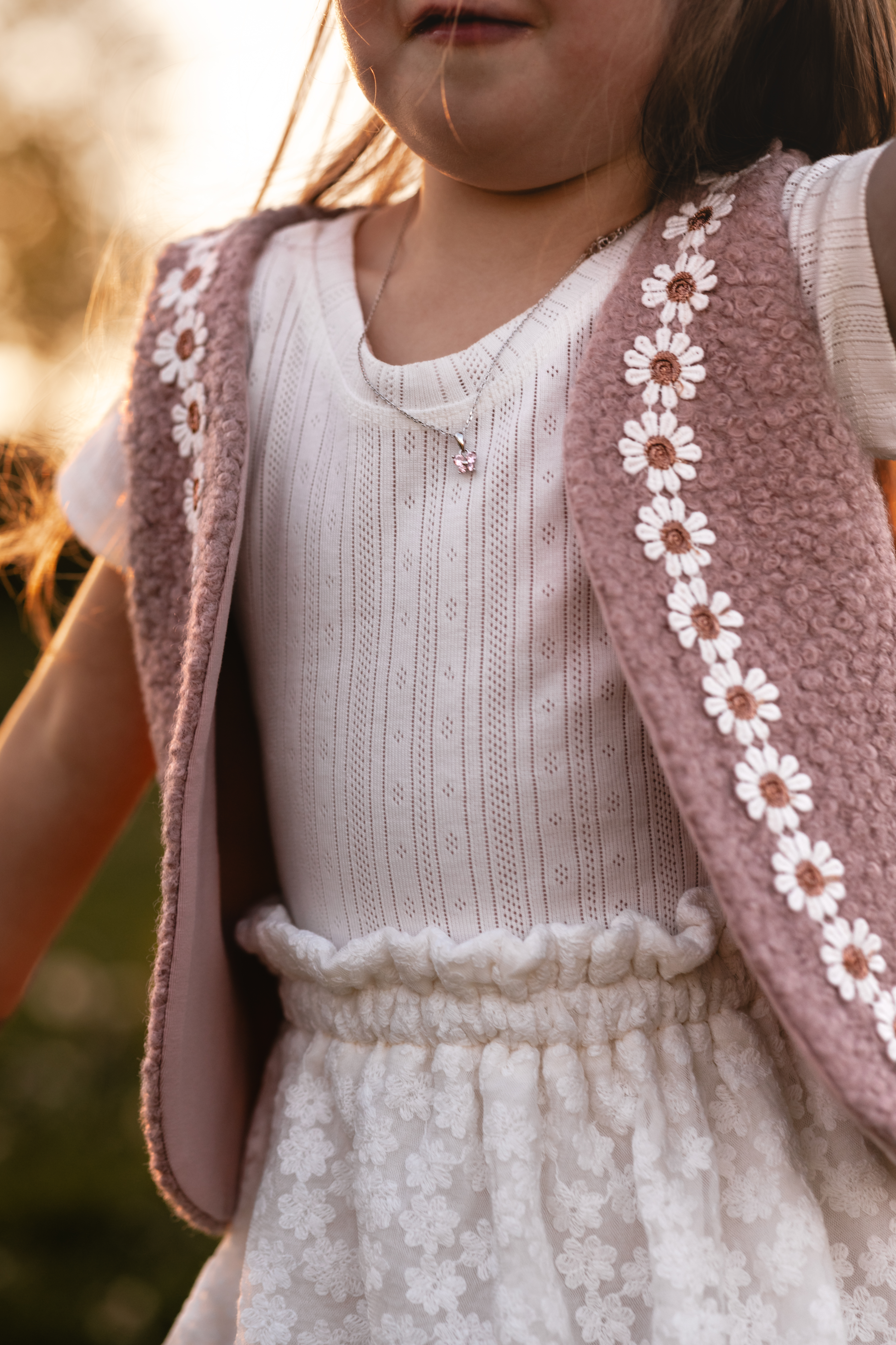 Giletje - Vintage Roze  Madelief