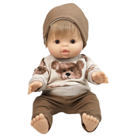 Poppenkleding setje - Teddy Bear Sweater